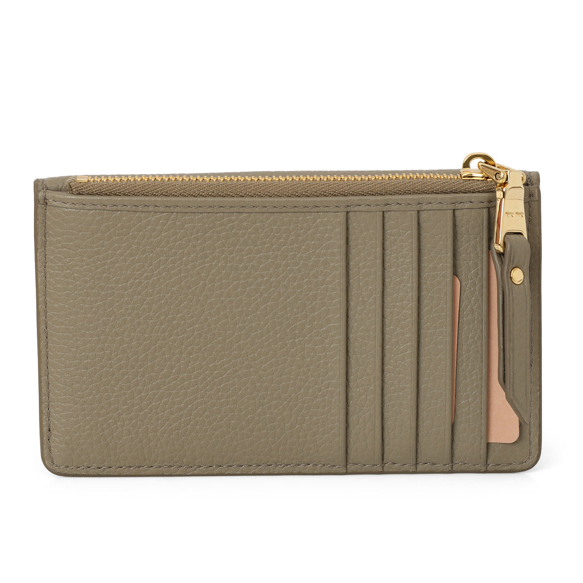 5MF060 Fragment Case Coin Wallet Grey Women's