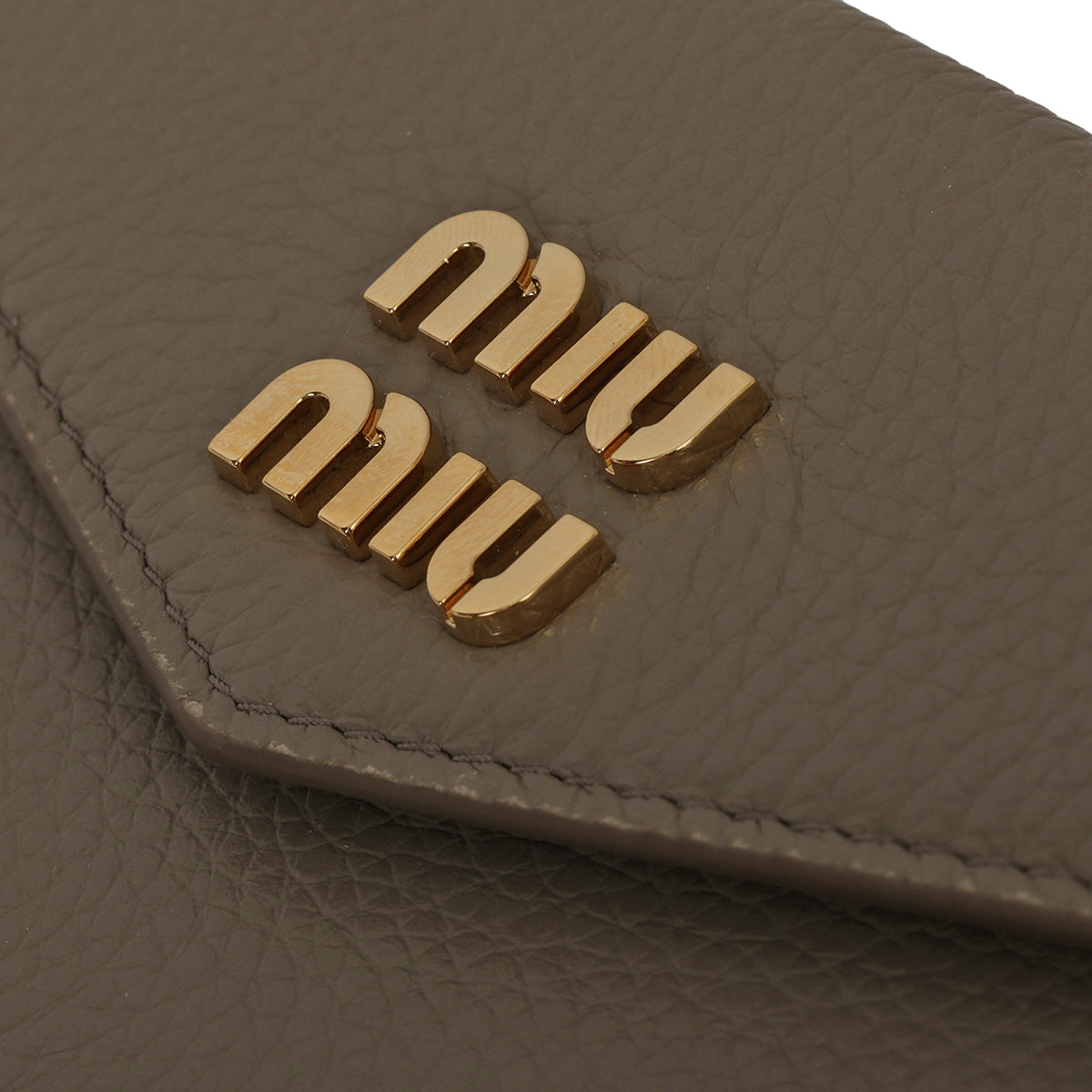5MF060 Fragment Case Coin Wallet Grey Women's