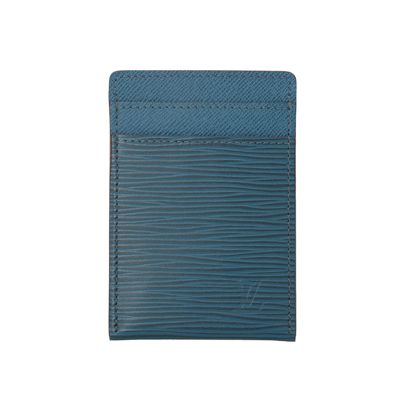 Blue Epi Carte Pince Money Clip Case