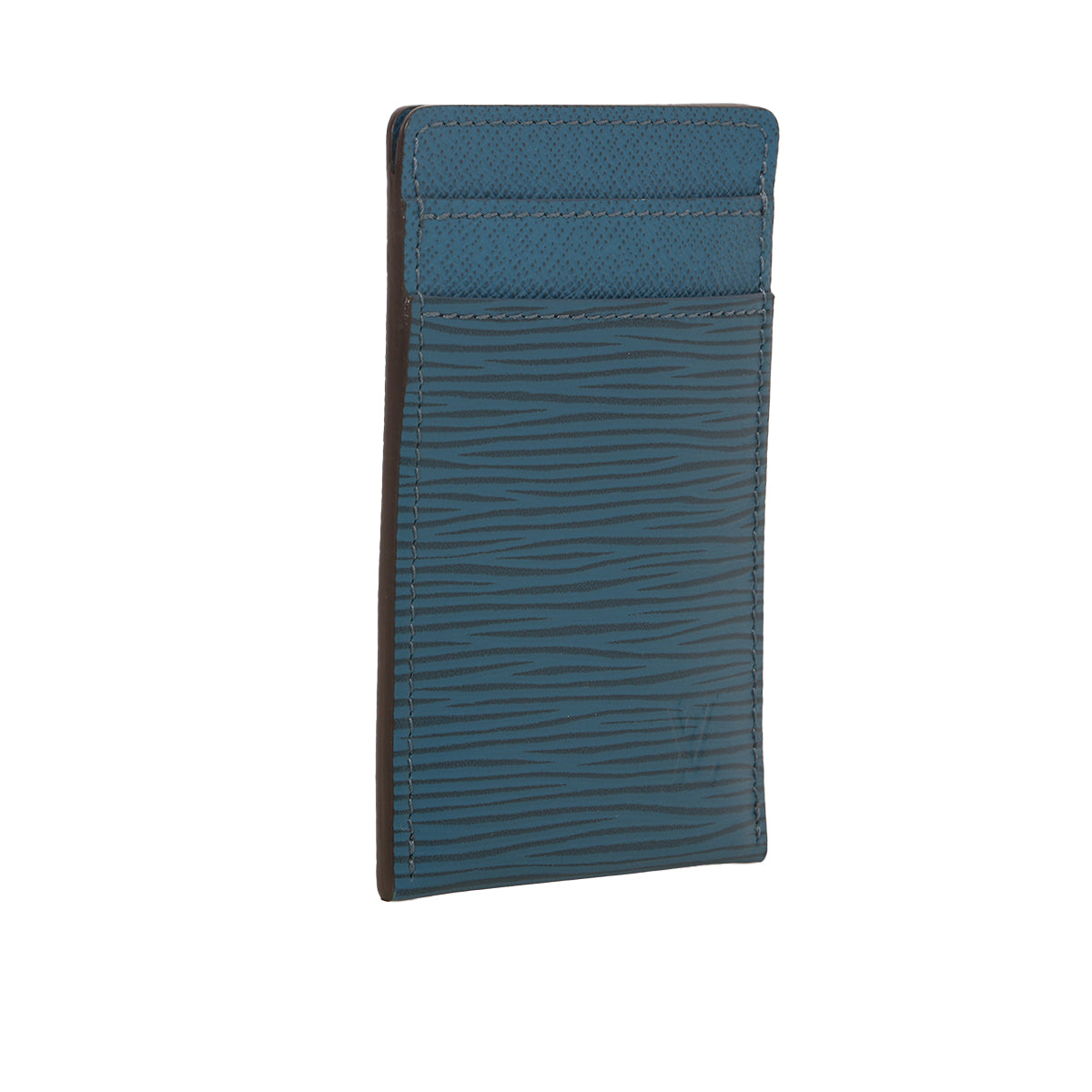 Blue Epi Carte Pince Money Clip Case