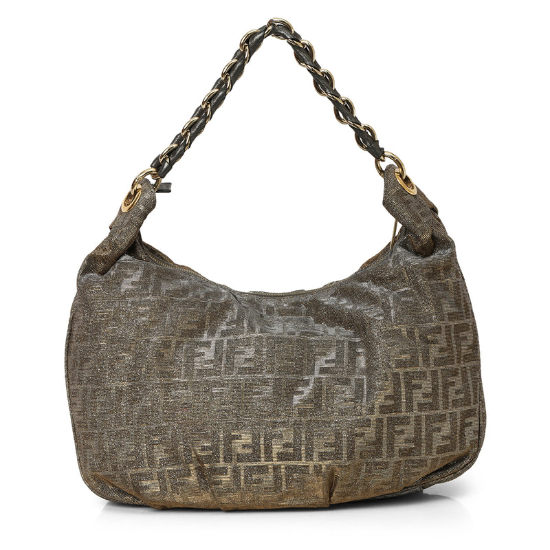 Large Shimmer Mia Hobo Bag