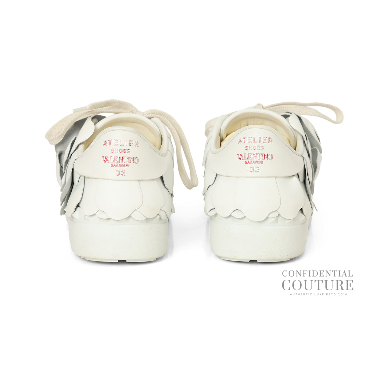 Garavani Atelier 03 Rose Edition White Sneakers EU 39.5