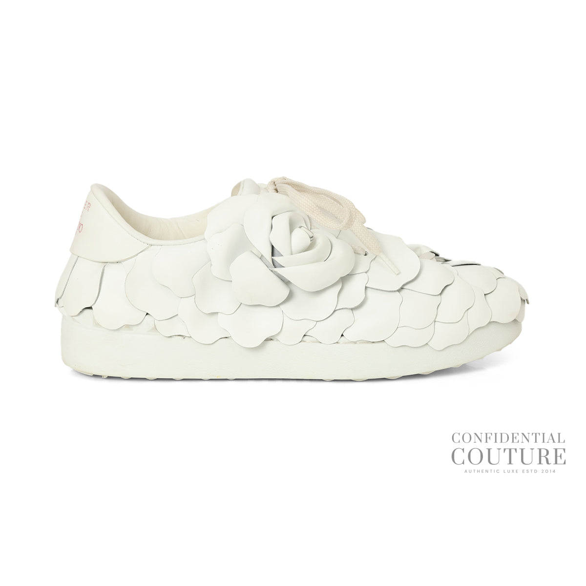 Garavani Atelier 03 Rose Edition White Sneakers EU 39.5