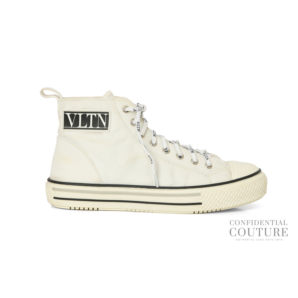 Shop pre-loved Valentino Garavani VLTN High Top Sneakers 100