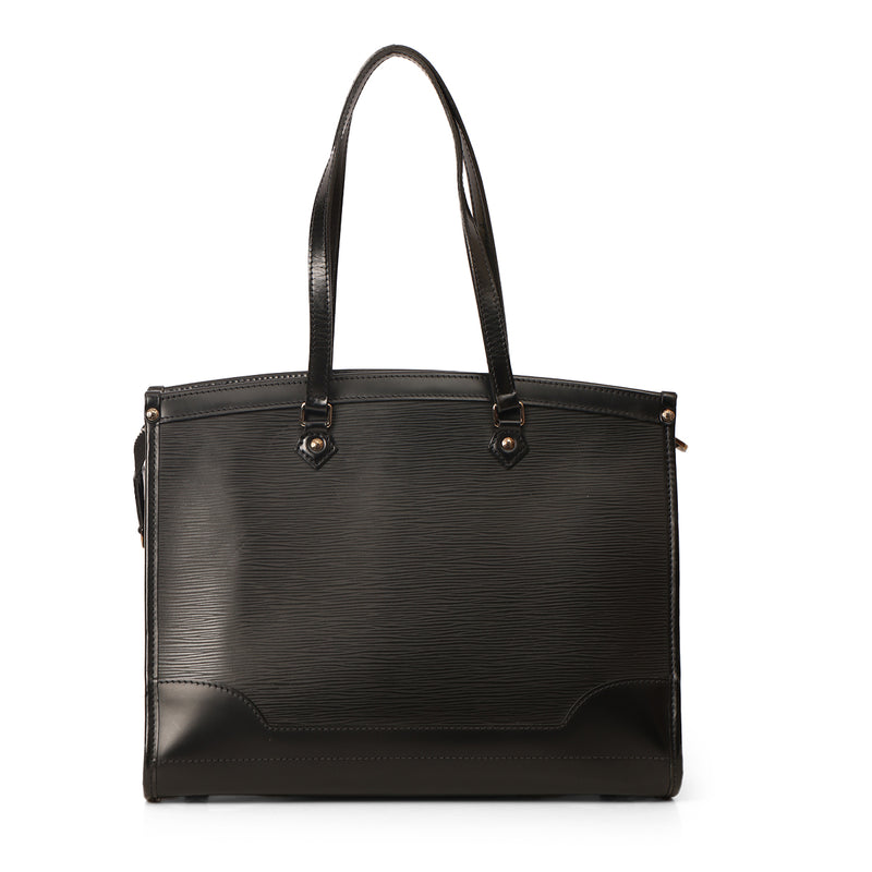 Louis Vuiiton Black Epi Leather Madeleine GM Bag