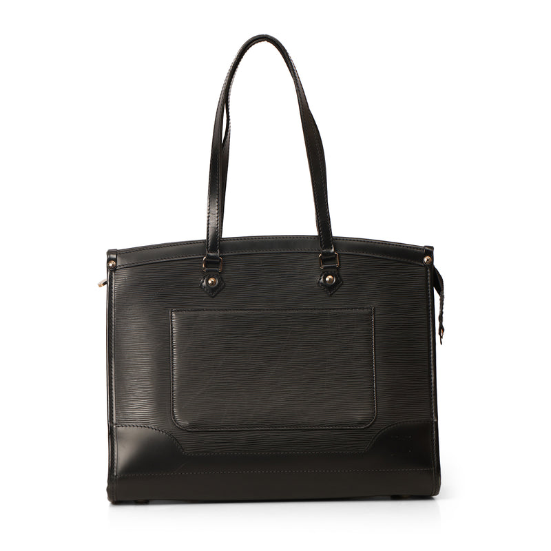 Pre-loved Louis Vuiiton Black Epi Leather Madeleine GM Bag