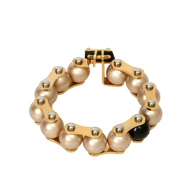 Mechanic Pearls Bracelet One Size