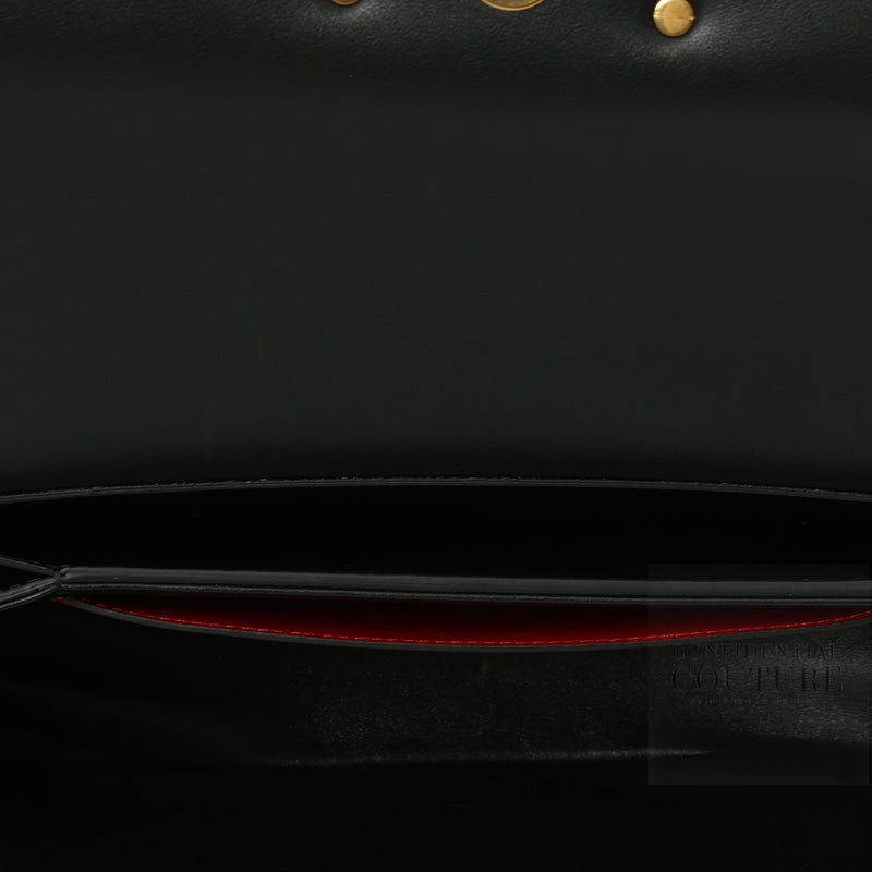 Garavani Black Supervee Bag In Calfskin