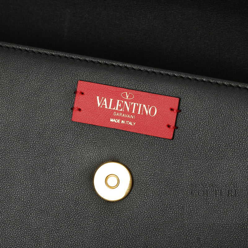 Garavani Black Supervee Bag In Calfskin