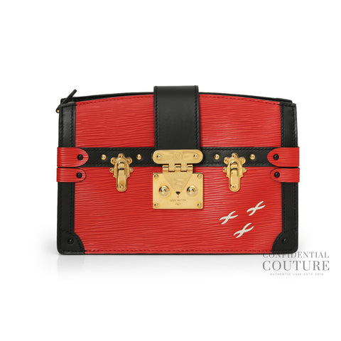 Epi Red & Black Trunk Clutch