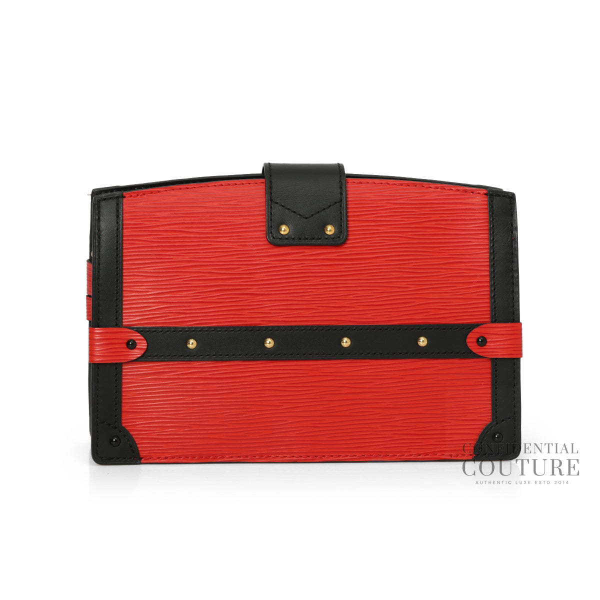 Epi Red & Black Trunk Clutch