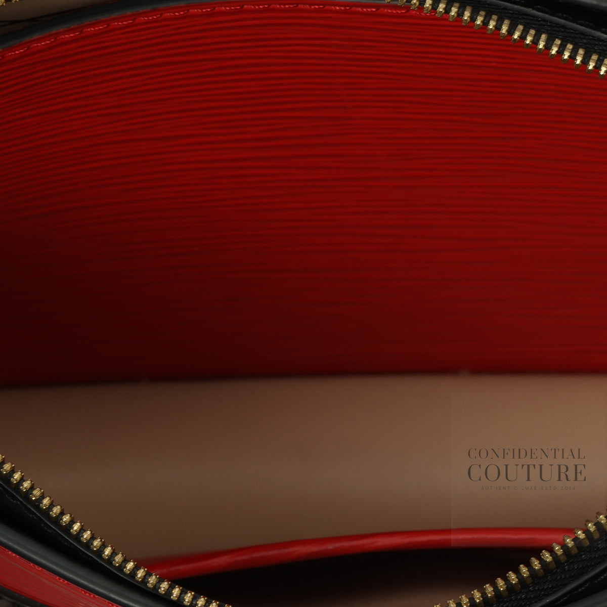Epi Red & Black Trunk Clutch