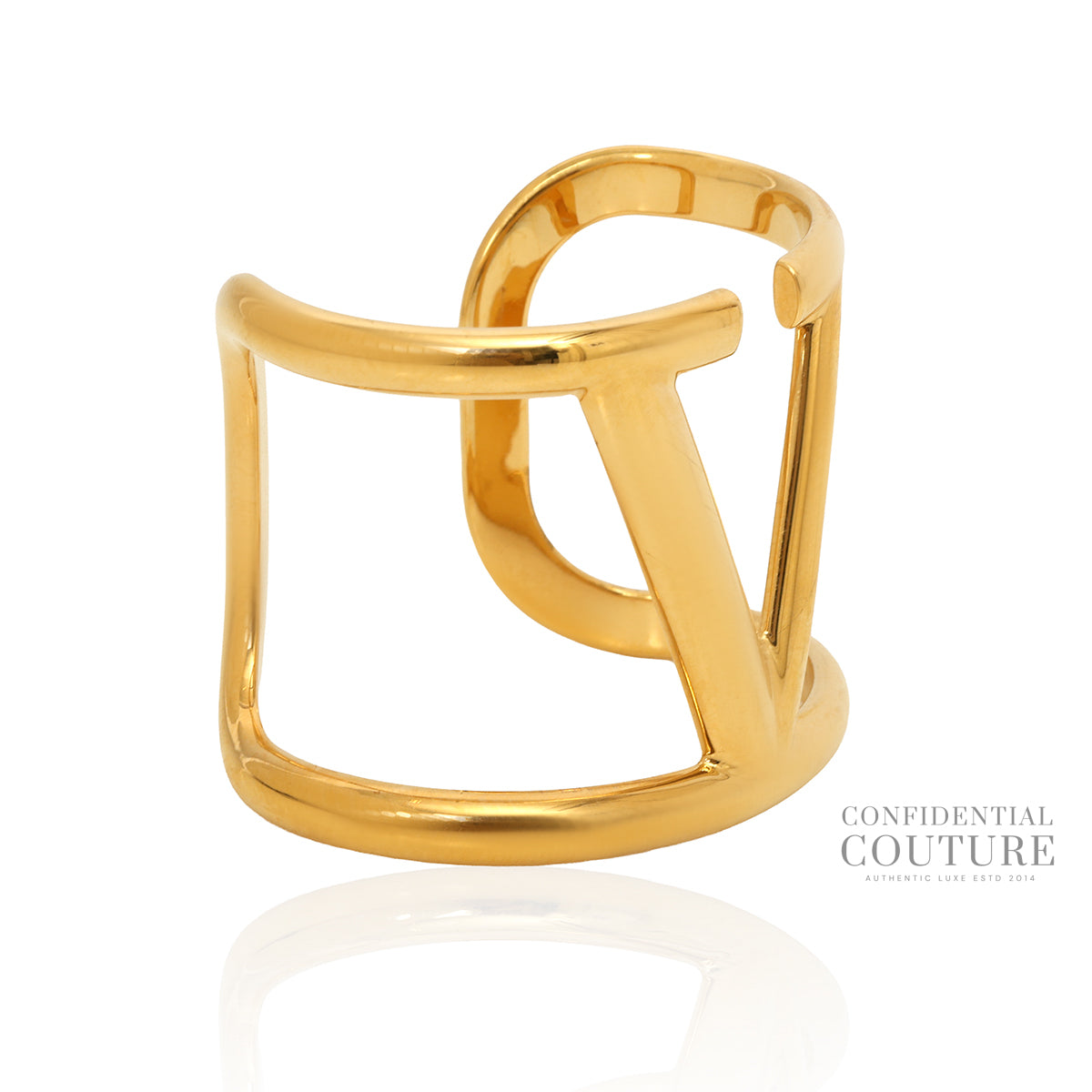 Garavani Gold VLogo Signature Cuff Bracelet
