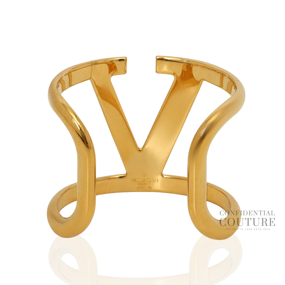 Garavani Gold VLogo Signature Cuff Bracelet