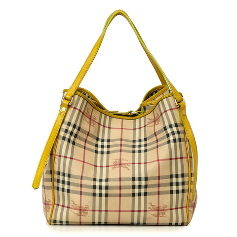 Haymarket Check Canvas Canterbury Tote Bag Large