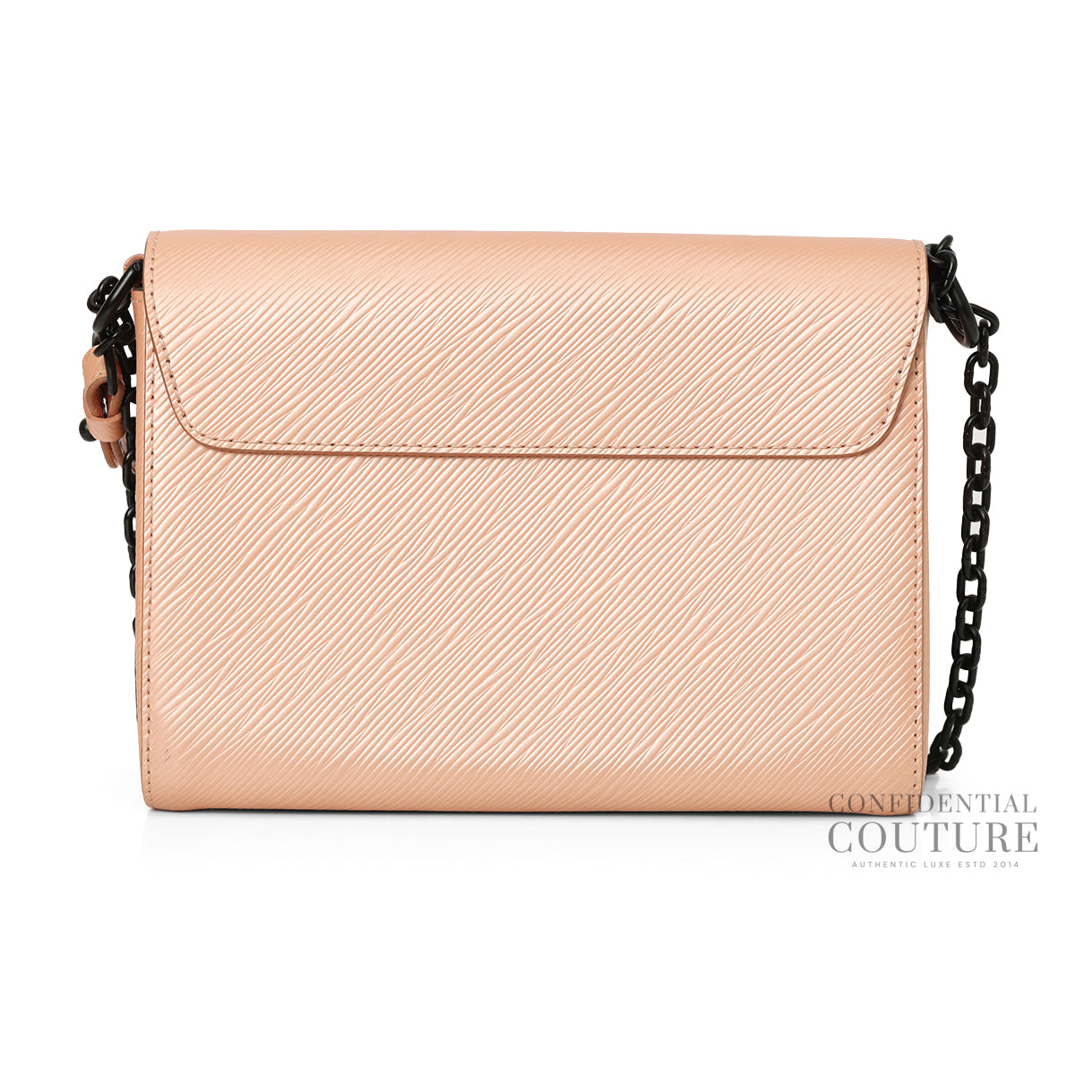 Rose Nacre Epi Leather Twist MM Bag