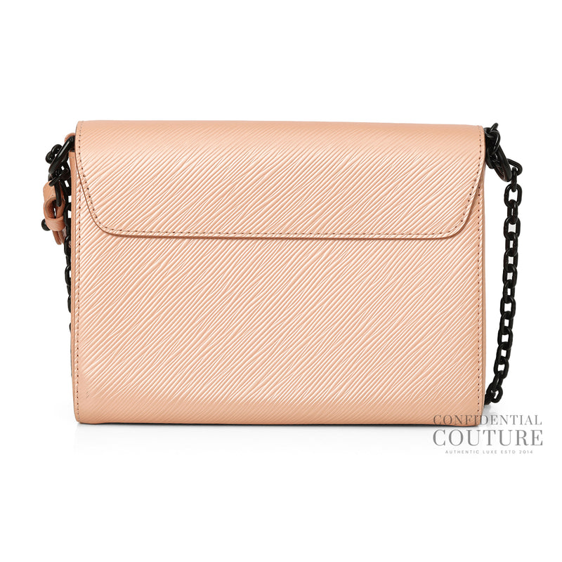 Rose Nacre Epi Leather Twist MM Bag