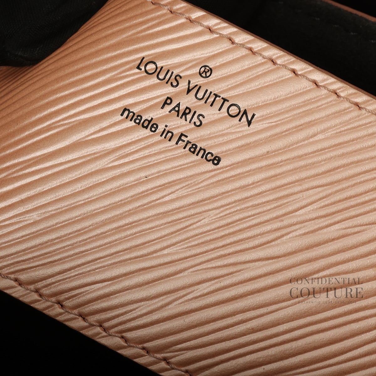 Rose Nacre Epi Leather Twist MM Bag