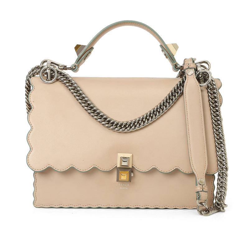 Pre-loved Fendi Medium Scalloped Kan I Bag