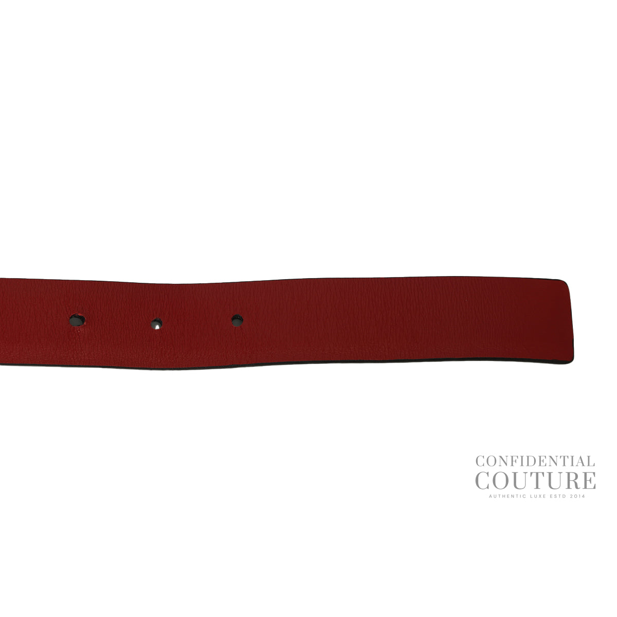 Red Leather Belt- 34