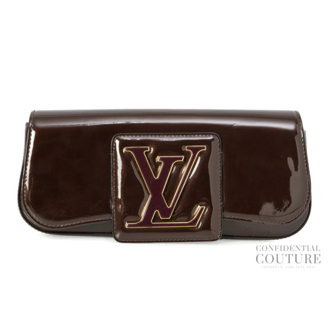 Amarante Monogram Vernis Pochette Sobe Clutch Bag