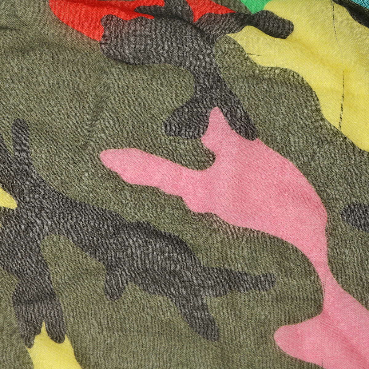 Multicolor Long Scarf One Size