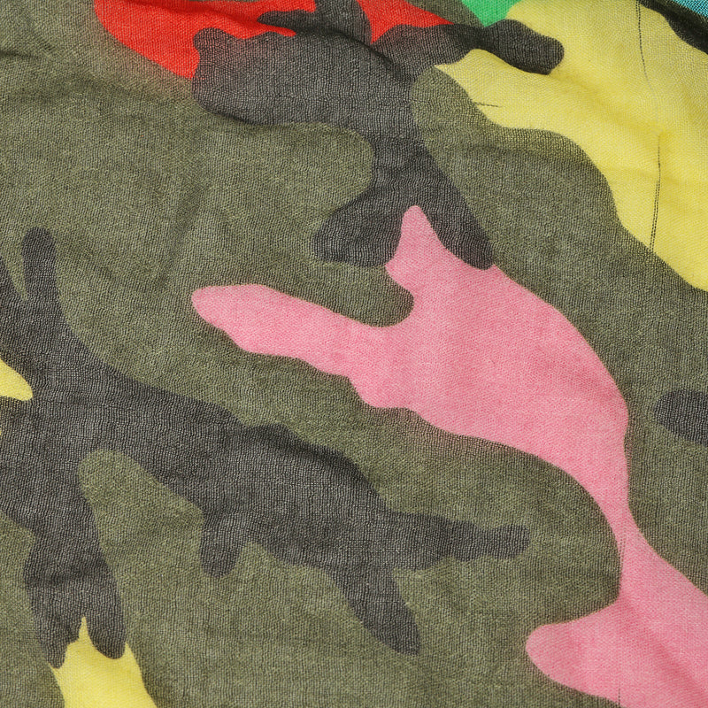 Multicolor Long Scarf One Size