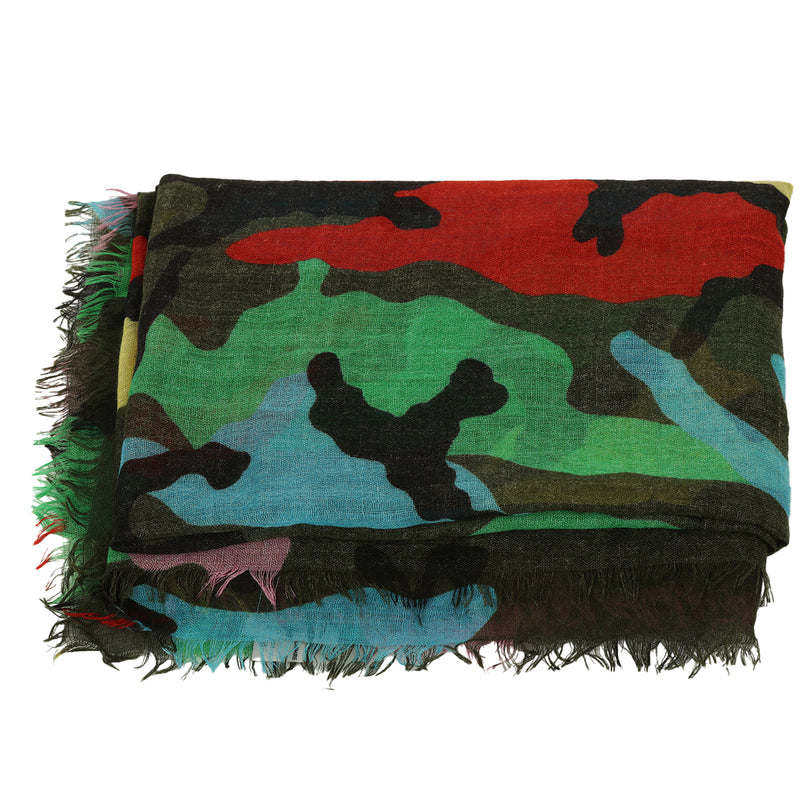 Multicolor Long Scarf One Size