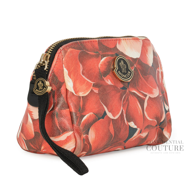 Floral Print Cosmetic Pouch