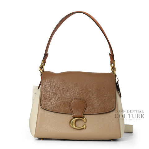 Multicolor Color Block May Shoulder Bag