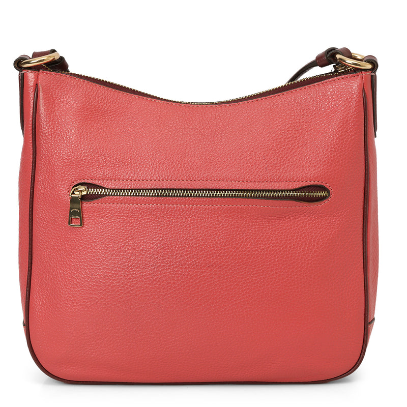 pre loved Coach Ellie Refined Pebble Pink Leather One Size Bag