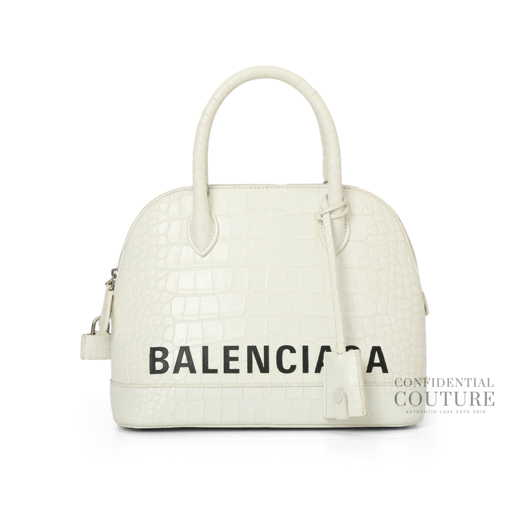 Shop pre-loved Balenciaga Ville Croc Small Bag 100% authentic