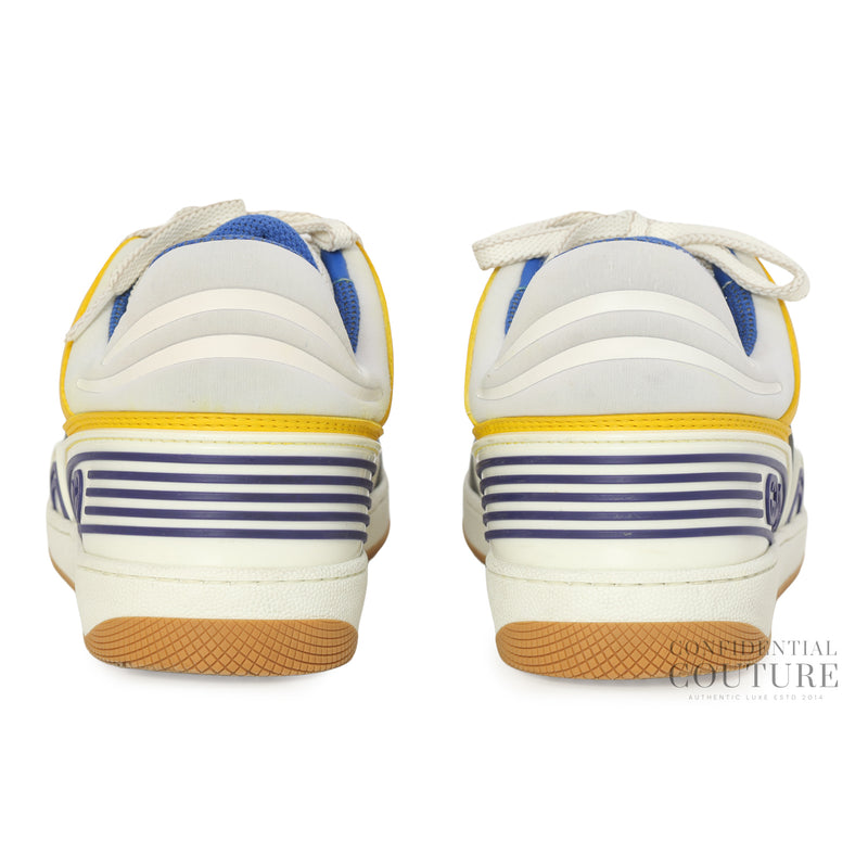 Basket Interlocking G Logo Leather Sneakers | Size 7+