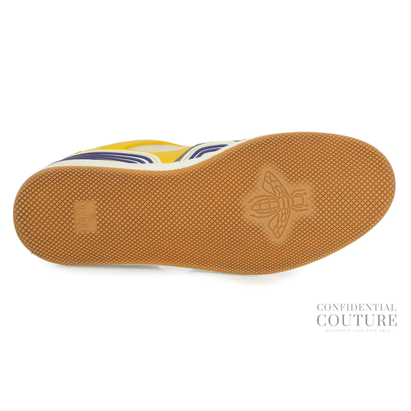 Basket Interlocking G Logo Leather Sneakers | Size 7+