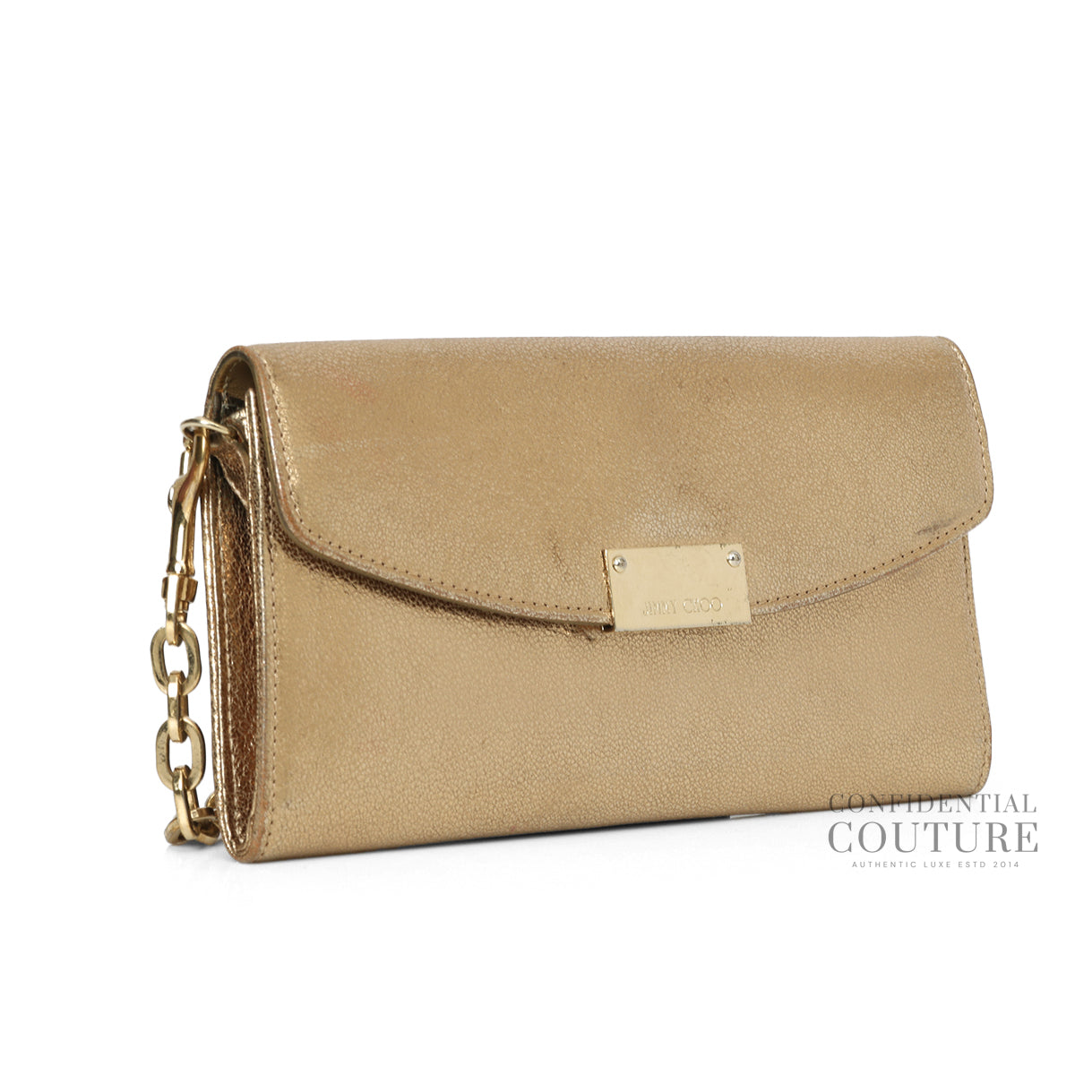 Choo Gold Riane Clutch