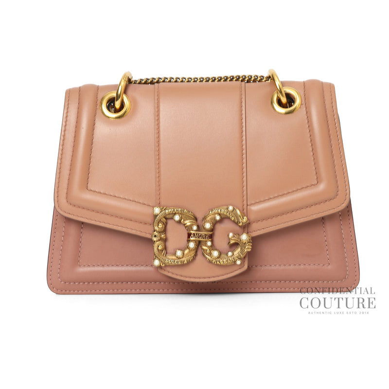 Nude Rose Small DG Amore Bag