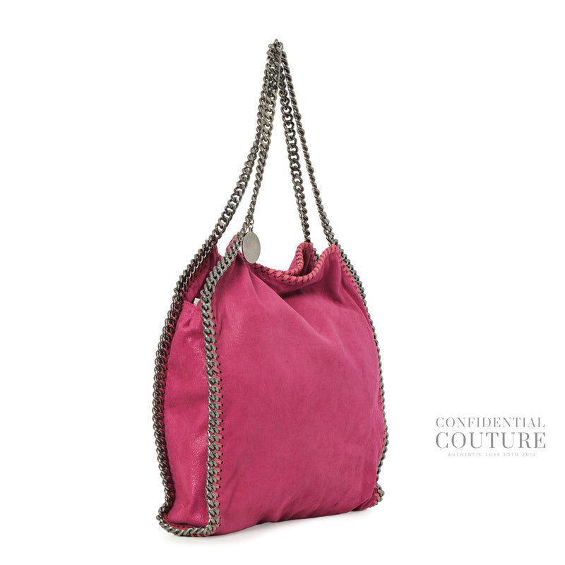Magenta Falabella Small Shaggy Deer Tote