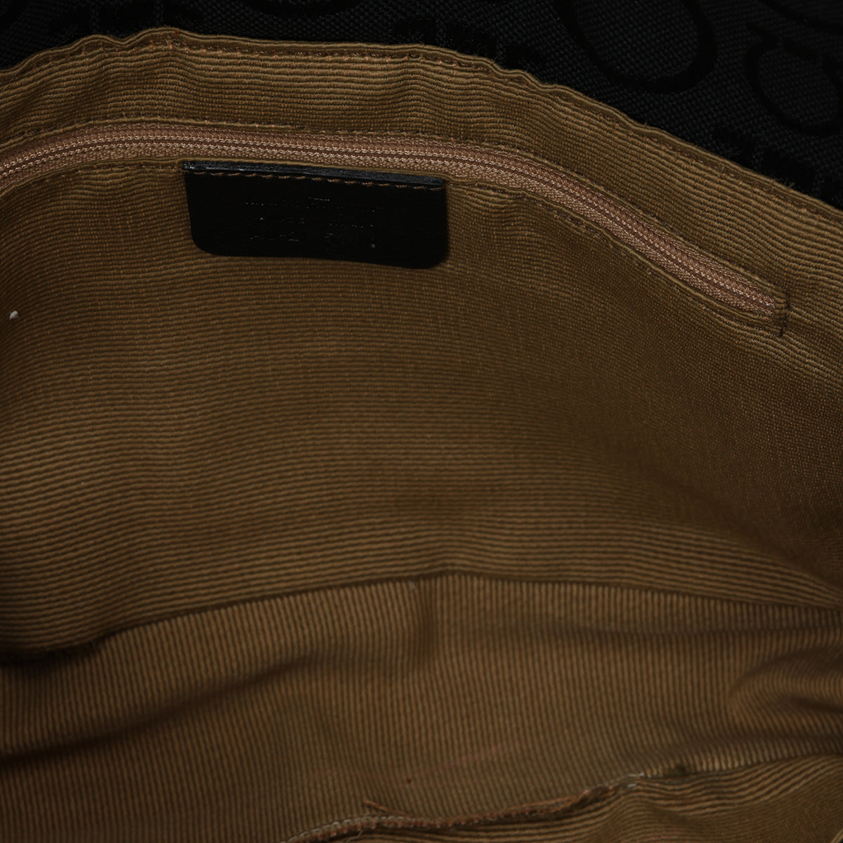 Jacquard Canvas Gancini Shoulder Bag