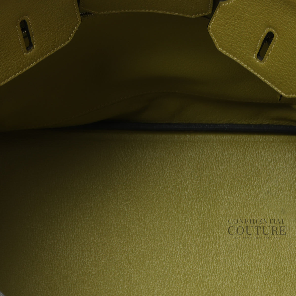 Vert Chartreuse Birkin 35 In Togo Leather With Silver Hardware. 2009