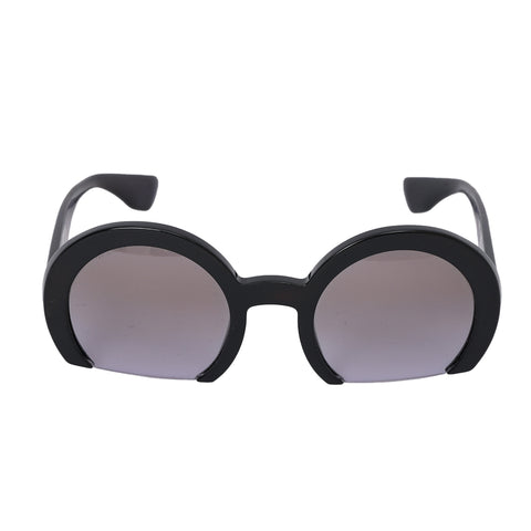 Black Donna Sole Gradient Round Sunglasses