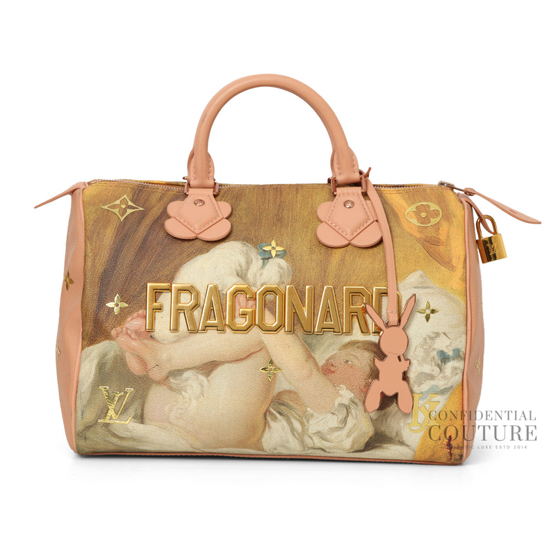 x Jeff Koons Masters Collection Fragonard Speedy 30 Bag