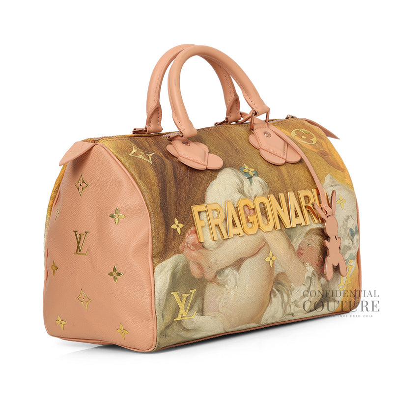 x Jeff Koons Masters Collection Fragonard Speedy 30 Bag