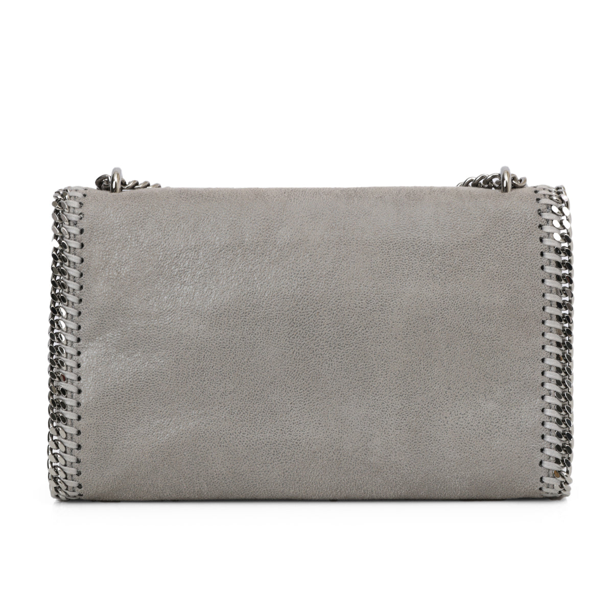 Foldover Grey Falabella Shoulder Bag