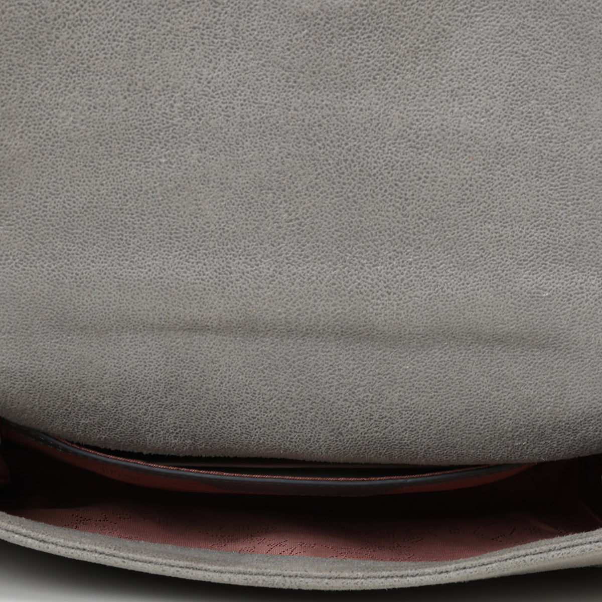 Foldover Grey Falabella Shoulder Bag