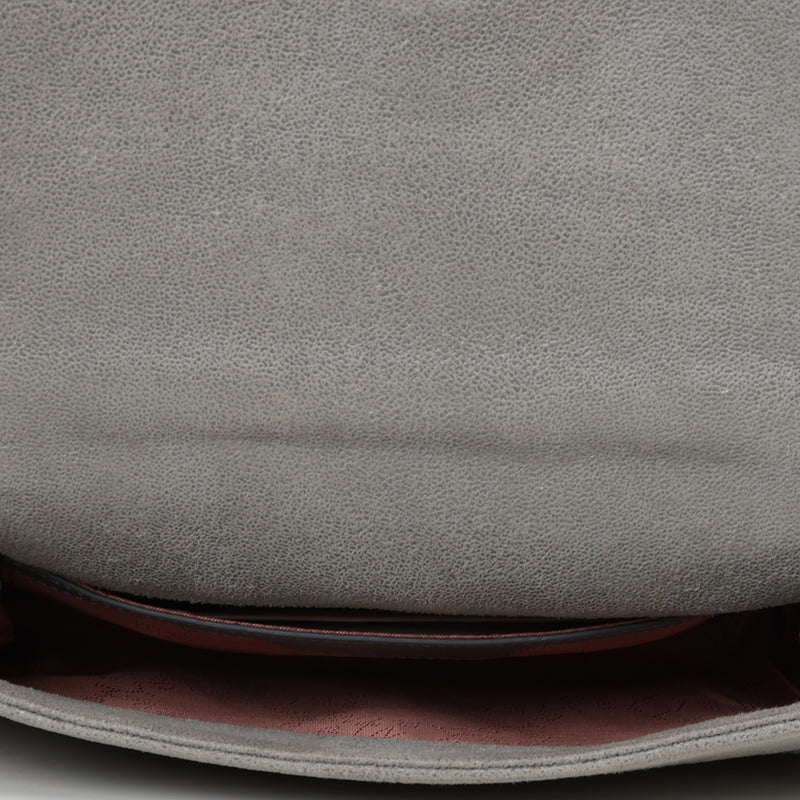 Foldover Grey Falabella Shoulder Bag