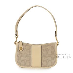 Swinger Signature Jacquard Crossbody Bag