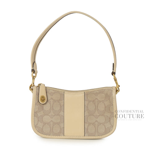 Swinger Signature Jacquard Crossbody Bag