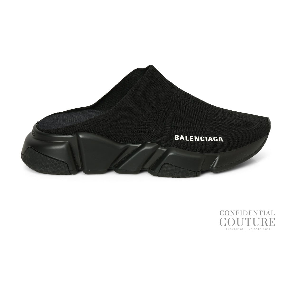 Speed Recycled Knit Mules Black UK 4 | EU 37 | US 7