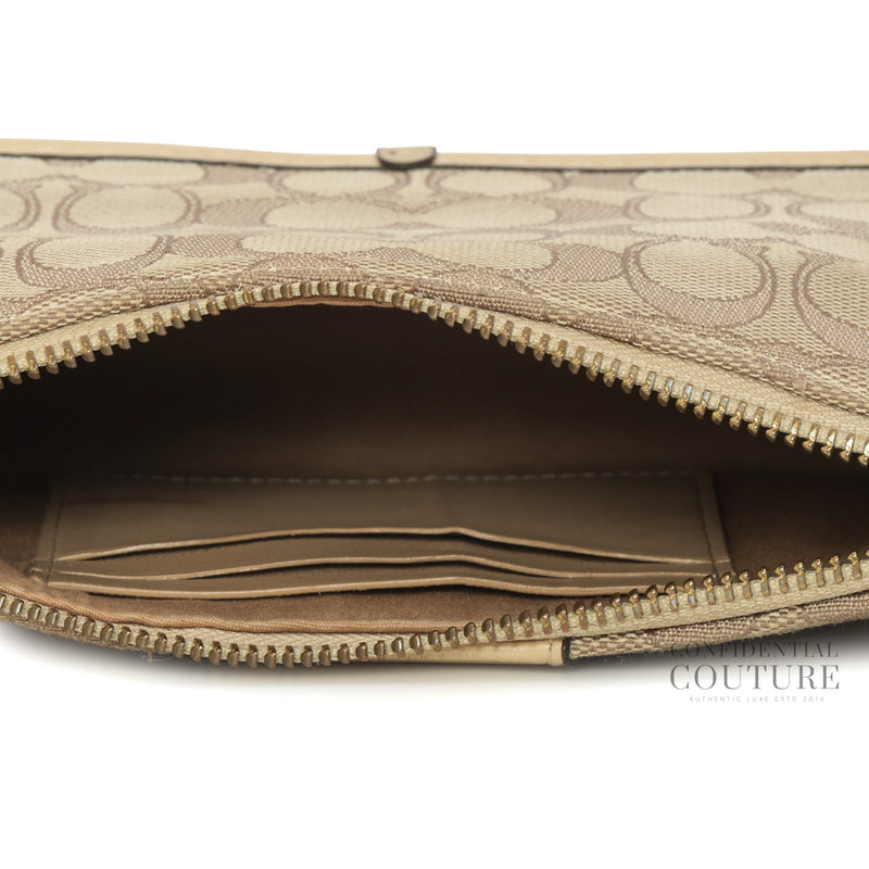 Swinger Signature Jacquard Crossbody Bag