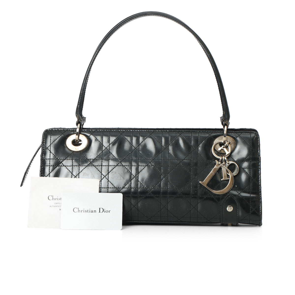 Black East West Lady Dior Bag